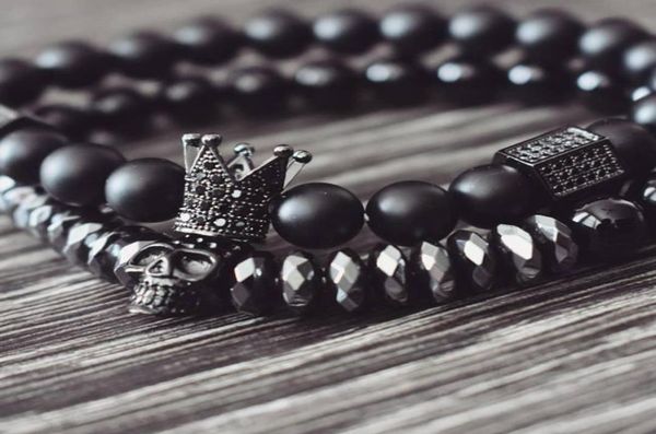 

big promotion men bracelet crown bracelets warrior jewelry skull skeleton titanium steel skull bangle bracelets men jewelry hallow9421111, Golden;silver