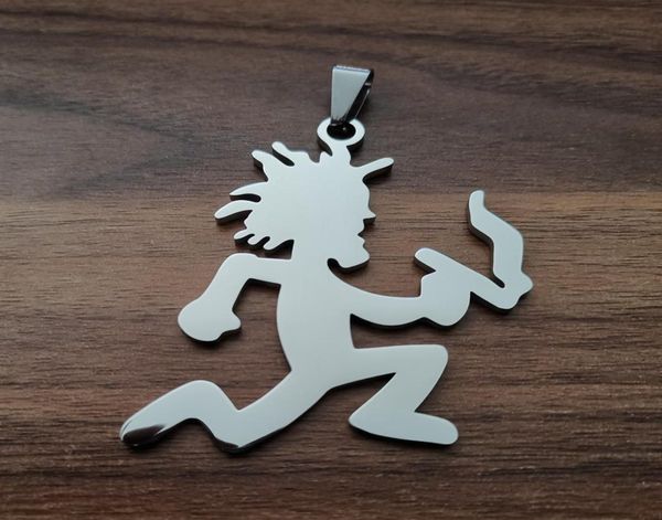 

hatchetman 25quot pendant mirror charm abk 316l icp insane clown posse twiztid rare juggalo smoking necklace ship7077829, Silver