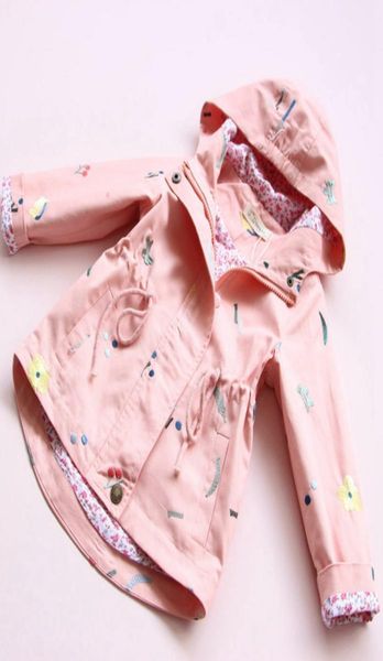

kids designer clothes embroidery girls casual trench coat children girl drawstring hooded jacket windbreaker toddler kids clothing4473923, Camo