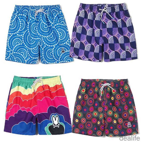 

mens womens designer psychos shorts clothing apparel bunnys pants cotton skull rabbit sports fashion short street style tide knee length ani, White;black