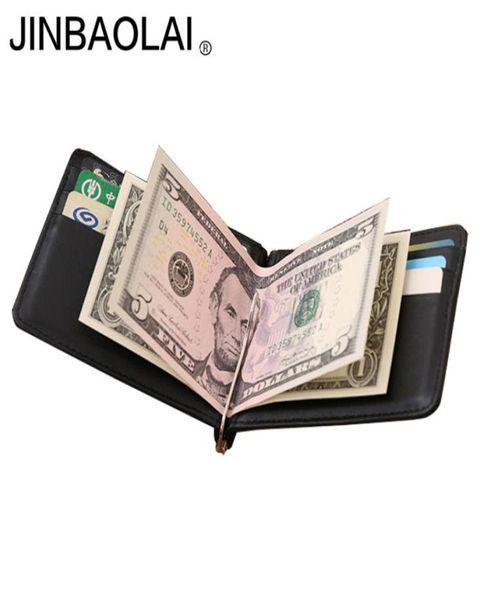 

men money clip wallet leather quality guarantee holder for money simple style money bag new dollar bill wallets credit7479868, Black