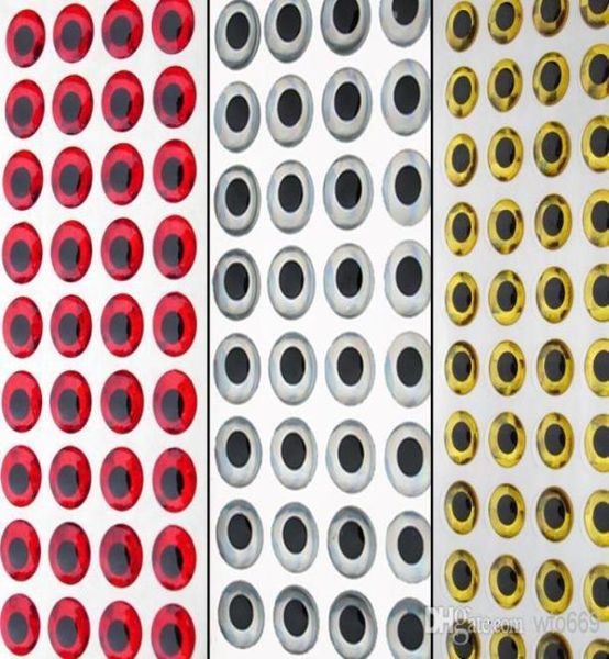 

1080 pcs 3d fish eyes fly tying lure making craft large size4276877