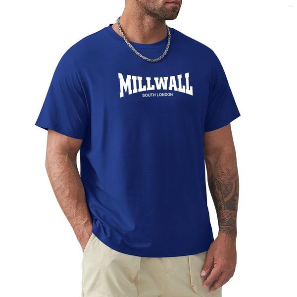 

men's polos millwall south london t-shirt anime clothes boys t shirts for men pack, White;black