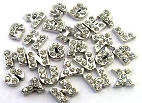 

26 52 130pcslot silver color rhinetones letters a z alloy alphabet floating locket charms fit for diy magnetic living memor2764076, Bronze;silver