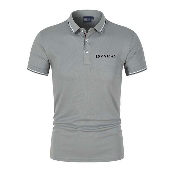

men's t-shirts designer summer man mens polo shirt luxury hugo letter casual short sleeve boss men fashion loose lapel half sleeve bos, White;black