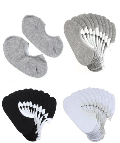 

man thin shallow mouth invisible boat sports cotton slip socks 19 pairs lucky amazing quality summer new style8847267, Black