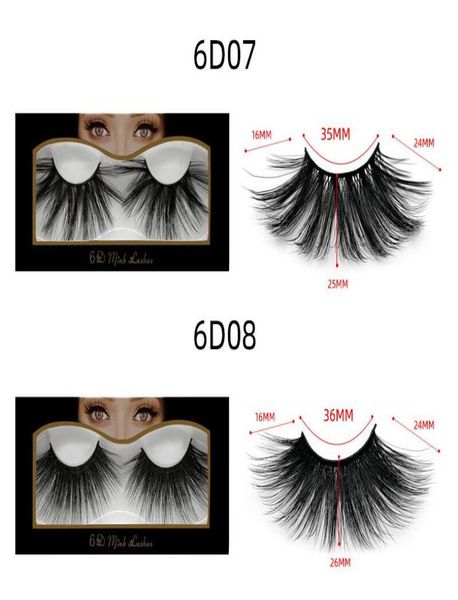 

new 25mm lashes 100 volume natural long hair 6d 25 mm false eye lashes extension fake lash makeup mink eyelashes pack7767105