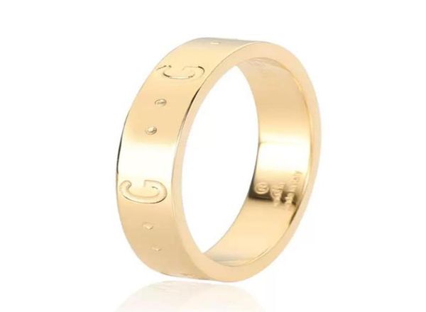 

new womens band rings fashion style ring designer plain rings luxury steel engraved letter g mens women designers jewelry man d2295511858, Silver