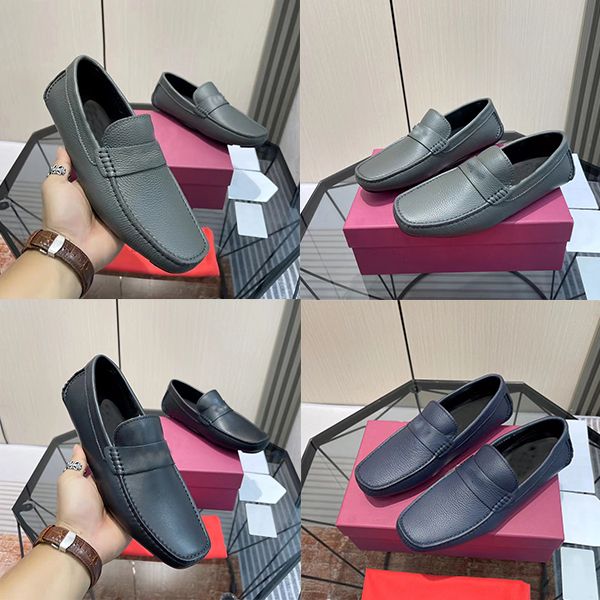 

designer slip-on men's shoes waterproof leather sports casual leather shoes without laces outdoor shoes non-slip work shoes are availab, Black