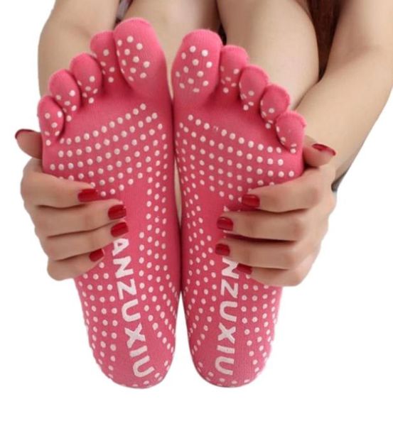 

whole2016 new arrival men women socks five fingers antiskid dance toe socks causal dot print short sock fitness dp8738425697674, Black;white