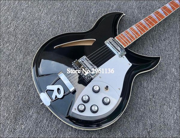 

6string electric guitar ricken 381 electric guitar black paint 1887698