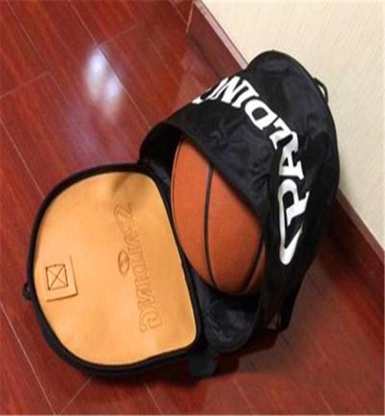 

genuine spalding basketball shoulder bag waterproof portable pu leather double layer multifunctional outdoor sports6169616