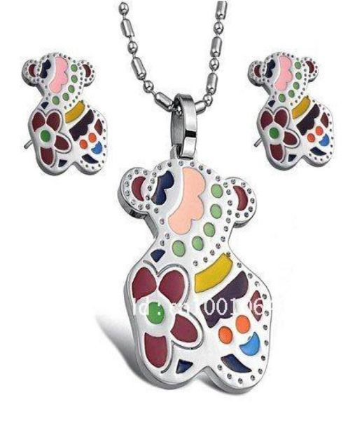 

jrl jewelry set whole stainless steel earring pendants necklace studs earrings jewellery party dress jewerly k57221836018, Silver