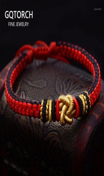 

charm bracelets handmade lucky red rope bracelet couple ethnic tibetan jewelry concentric knots adjustable string for men and wome4351361, Golden;silver