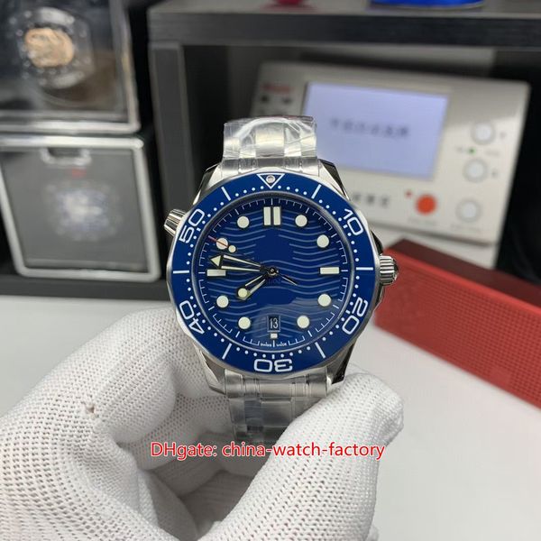 

6 style mens watch vs factory vsf 41mm james bond 007 diving series luminova watches better version cal.8800 movement mechanical automatic f, Slivery;black