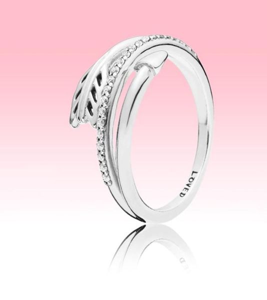 

new wrap-around arrow ring lover summer jewelry for p 925 sterling silver rings with original box for women mens couple's3556536, Slivery;golden