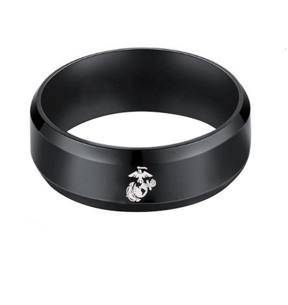 

movie accessories us marine corps ring titanium steel men039s7197730, Golden;silver