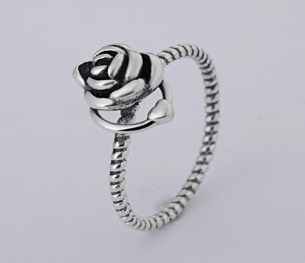 

a wholesale 925 silver rose romantic fantasy ring fit cubic zirconia anniversary jewelry for women christmas gift4774347