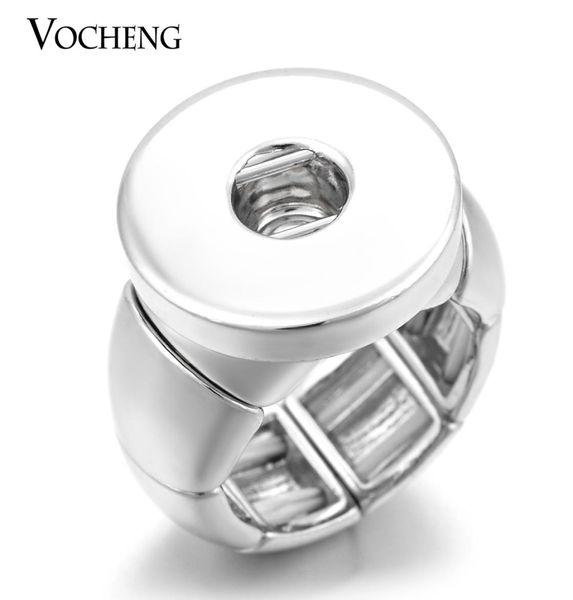 

noosa ginger snap jewelry resizable ring 18mm rope stretch vocheng nn3999210624, Silver