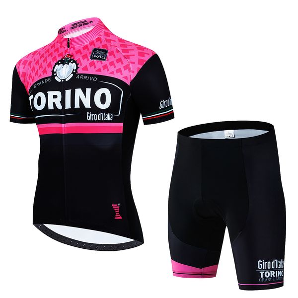 

cycling jersey set wholesale short-sleeved sweaty breathable cycling suit factory spot 126, Red;black