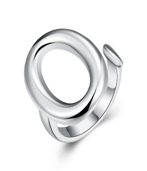 

whole 925 sterling silver plated fashion open o ring opening jewelrys lknspcr0081752929