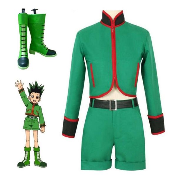 

hunter x hunter gon css cosplay costumes shoes boots custom made8314214, Black
