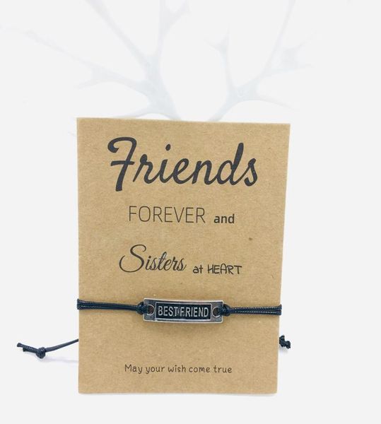

ins charm bracelets friends bracelets for boys girls friendship bracelets handmade crafts for sister forever wish bracelet love je4144545, Golden;silver