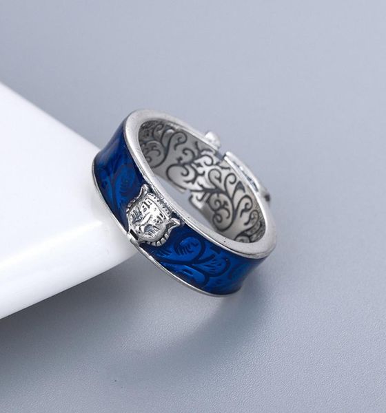 

women girl tiger head ring animal tiger head finger ring fashion jewelry accessories for gift party 240282, Silver
