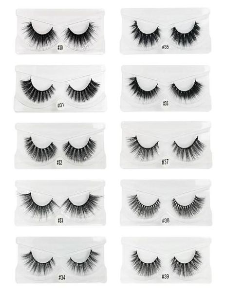 

3d mink false eyelashes natural thick eyelashes 1pack whole01629457