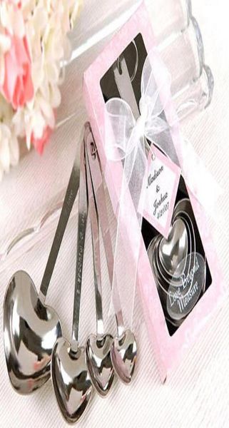 

heartshaped measuring spoons in gift box wedding giveaway centerpieces souvenir accessories supplies party5685990