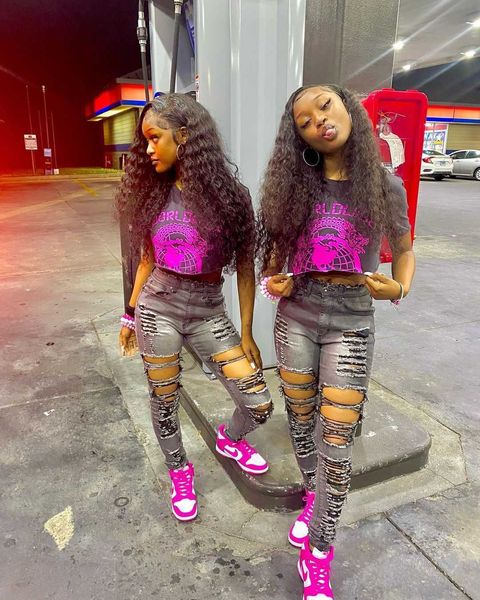 

spicy girl summer new letter printing t-shirt short women's wear, White