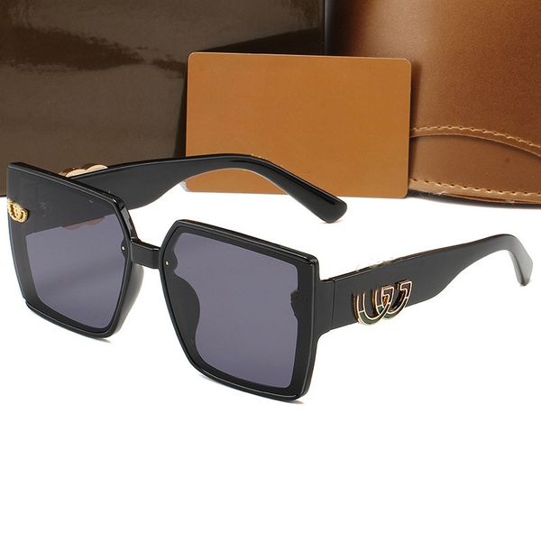 

designer sunglasses for women eyewear and men sunglass model special uv 400 protection letter big leg double beam frame outdoor brands pc le, White;black