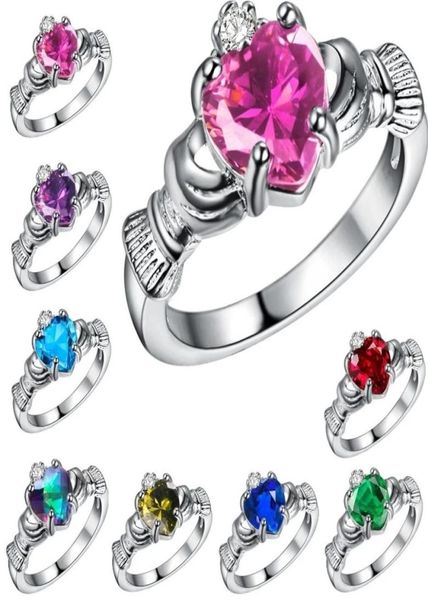 

8 colors women ring 925 solid sterling silver rings woman luxury fine jewelry gift wedding accessories1810727