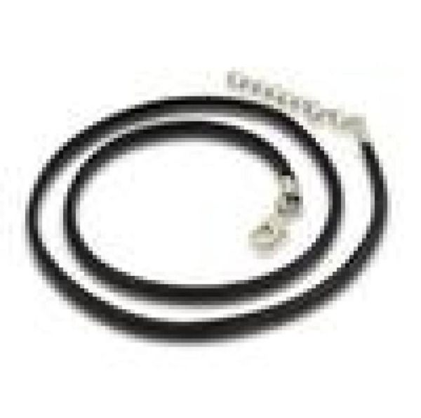 

black wax leather cord necklace rope chain lobster clasp diy jewelry accessories 2mm and 15mm for selections6486027, Silver