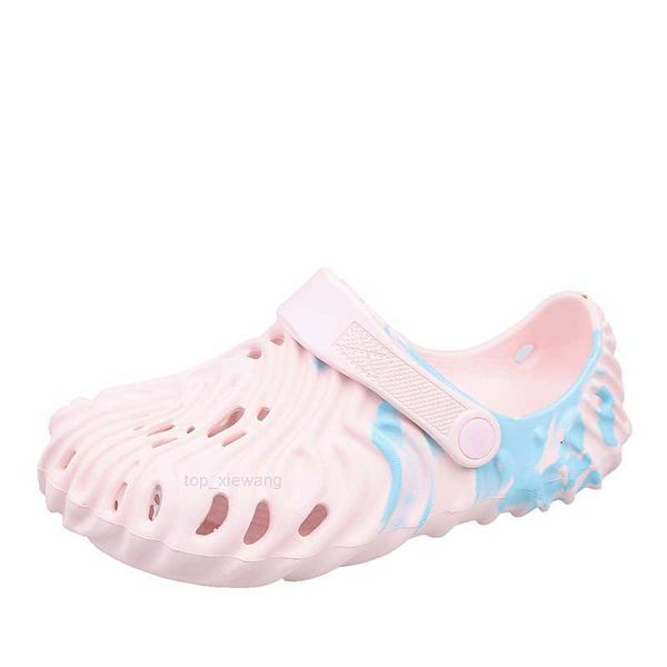 

fingerprint slippers women's summer wear new stepped on poop feeling hole shoes heightened platform non-slip sandals corsha6692, Black