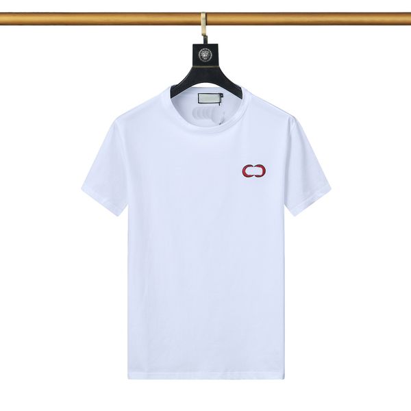

2023 round neck mens t-shirt designer t shirt shirts apparel fashion tees brand tshirt luxury short sleeve men s clothing tracksuit t-shirt, White;black
