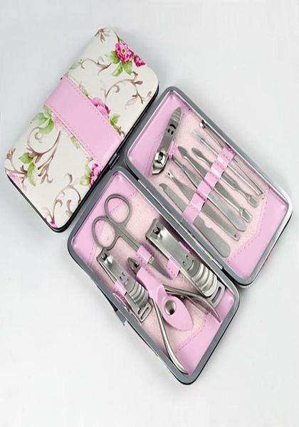 

wholeletwo new gift set nail clipper kit nail care set pedicure scissor tweezer knife ear pick utility manicure set tools5096735