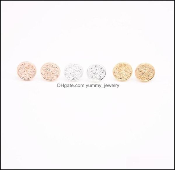 

lastest geometrical shape gold stud earrings solid circle retail and whole mix drop delivery 2021 jewelry hwsxa7522876, Golden;silver
