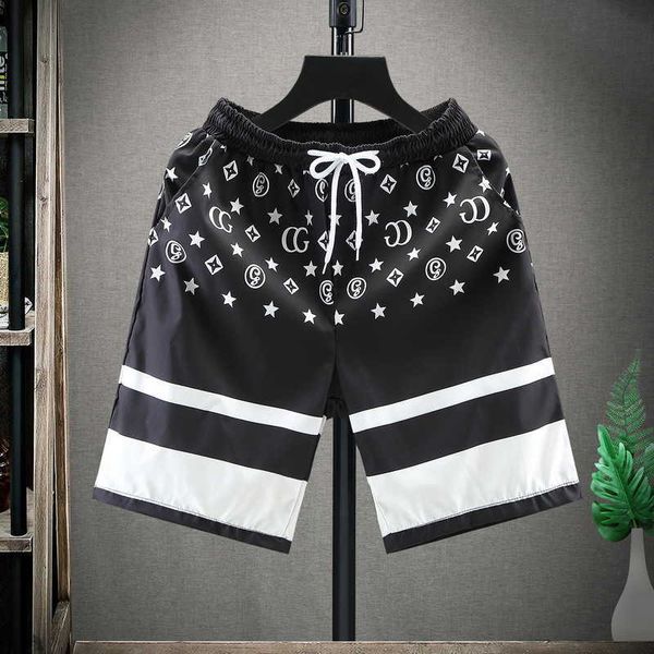 

shorts men's summer ice sports quick dry 5-cent casual wear loose 5-cent large underpants beach pants tide, White;black