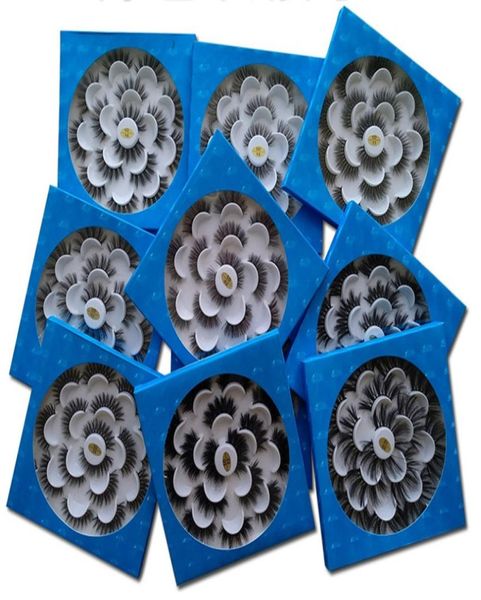 

epacket 10 pair 3d mink eyelashes natural long fluffy false eyelashes handmade dramatic fake lashes 99994099854