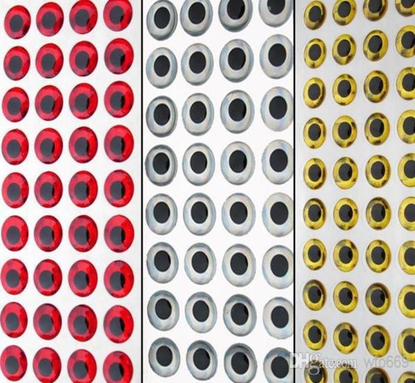 

1080 pcs 3d fish eyes fly tying lure making craft large size7098177