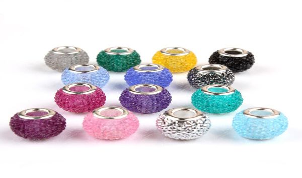 

10pcs resin cute alloy beads charms for style bracelets diy jewelry european women girls gifts b00111291975, Black