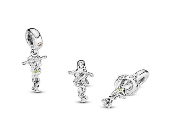

andy jewel 925 sterling silver beads dsn toy jessie pendant charm fits european style jewelry bracelets & necklace 798048ccz6573096, Black