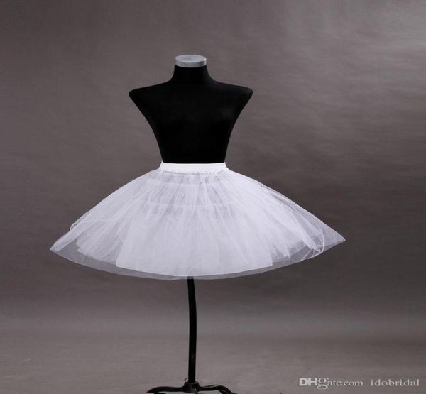 

women039s aline short petticoat for prom wedding dresses tulle crinoline mini underskirt for party cocktail white black 3943711