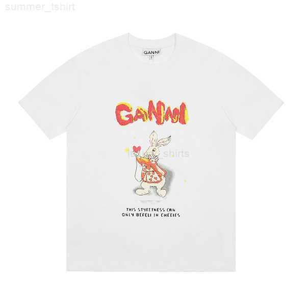 

designer tide men's t shirts gannis letter laminated print short sleeve high street loose oversize casual t-shirt 100% pure cotton for, White;black