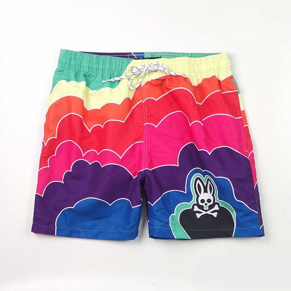 

mens designer psychos shorts bunnys pants sports casual essentiel loose oversize style drawstring knee lengh ji2p, White;black