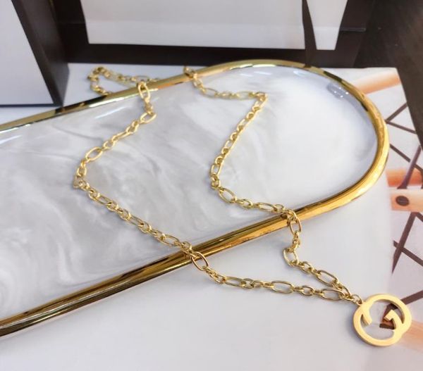 

fashion style pendant necklace exquisite accessories classic designer jewelry for women design artistic flavor luxury 18k goldpla4651192, Silver