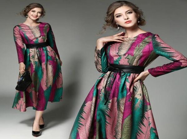 

new european and american women039s jacquard long swing dress3825264, Black;gray