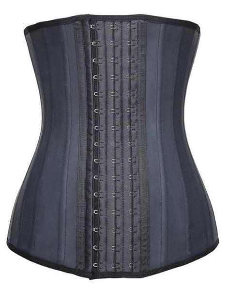 

women039s 25 steel boned waist trainer cincher latex underbust corset waste tummy control waisttrainer slimming sheath belly wa8173087