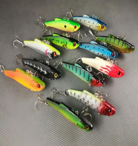 

whole lot 24 fishing lures lure fishing bait crankbait fishing tackle vib hooks bass 73g77cm9688155